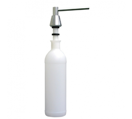 Дозатор жидкого мыла монтируемый на стену, цилиндр, матовый MERIDA DWM104