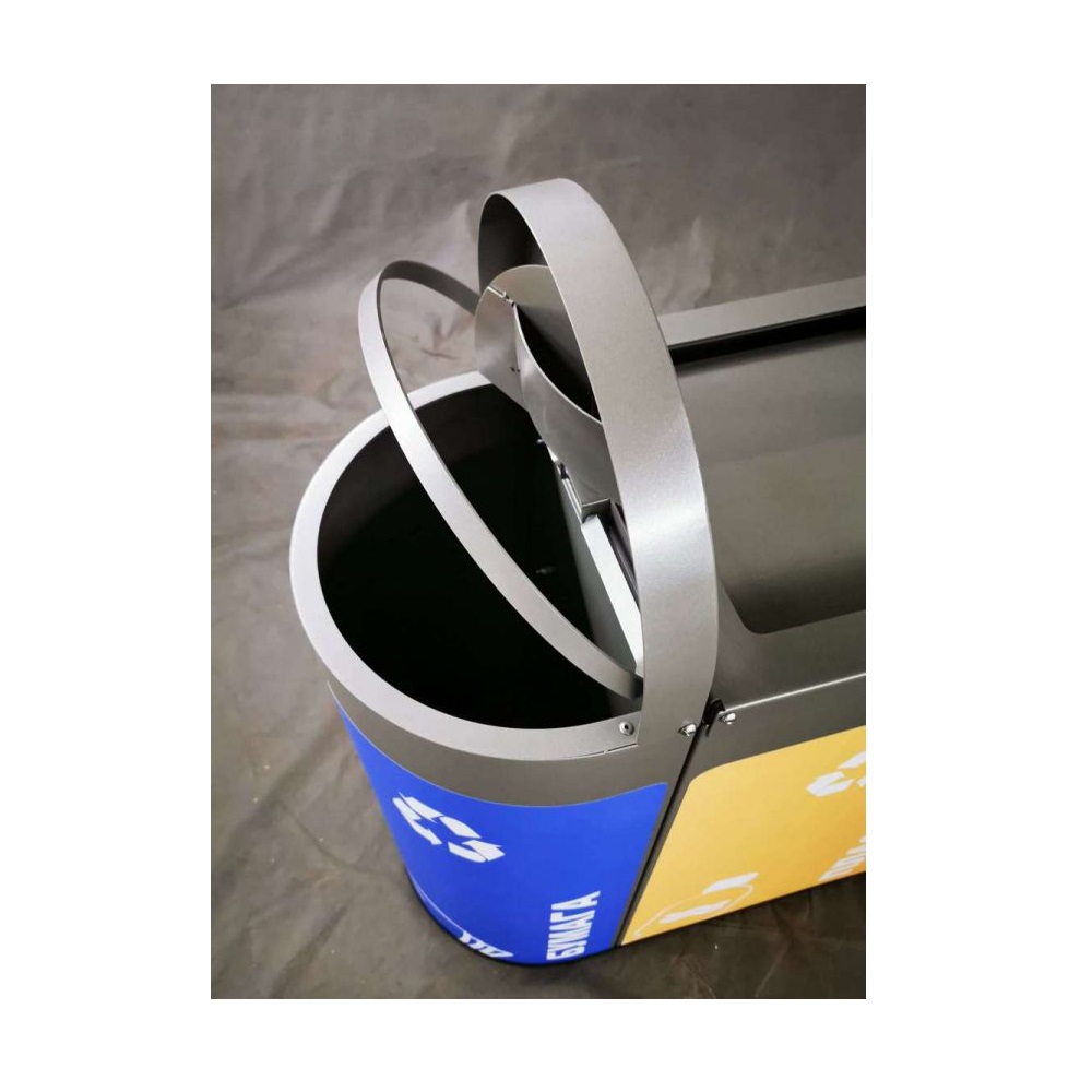 Урна "Никель", 75 л+2х28 л