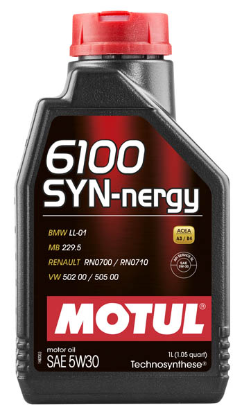 Моторное масло MOTUL 6100 SYN-NERGY 5W30 (1 л.)