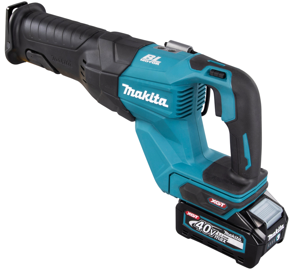Пила сабельная аккумуляторная Makita JR001GM201 Li-ion, 40В, XGT, 32 мм, 0 - 3000 об/мин