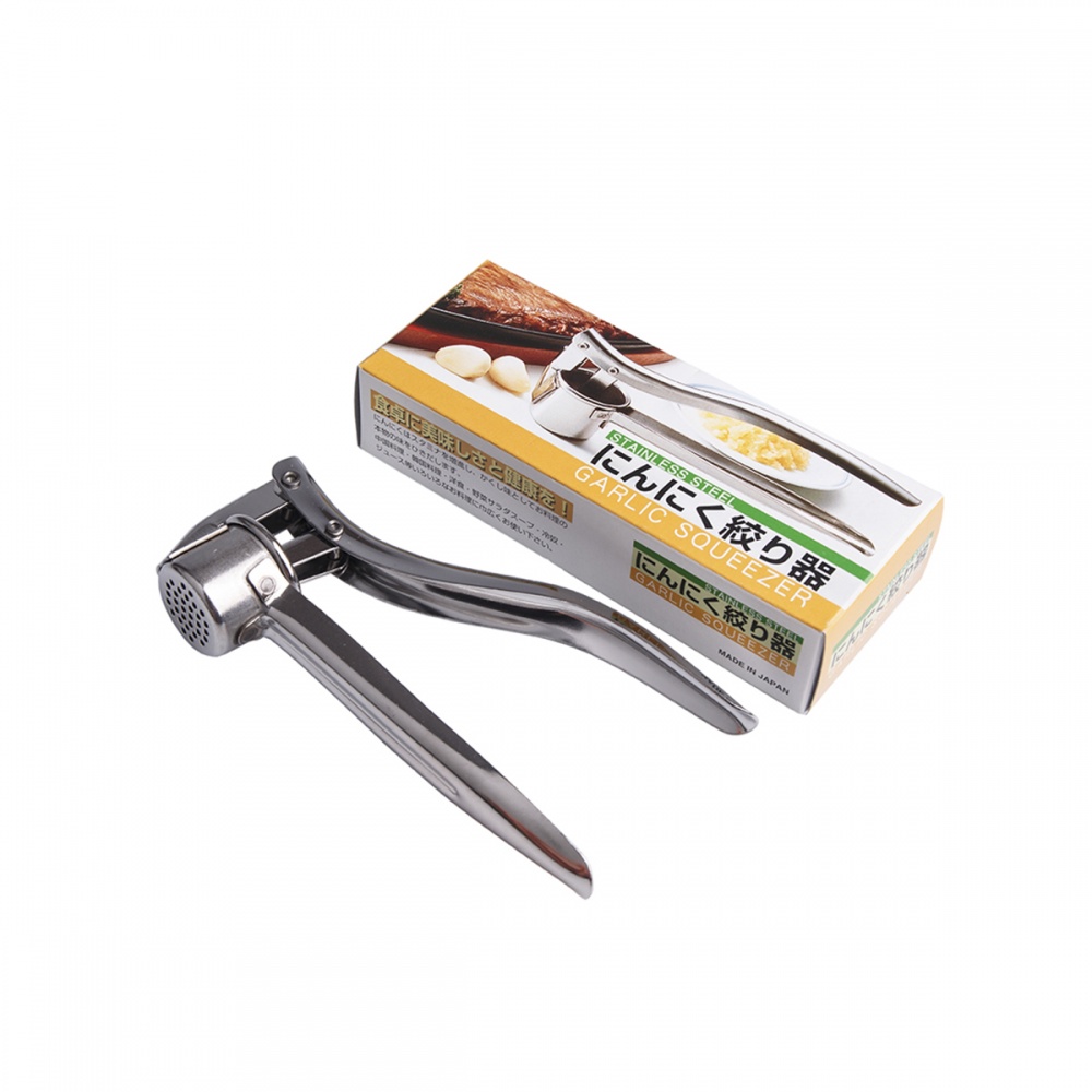 SEK8001 Чеснокодавка стальная Япония 35х155х25мм