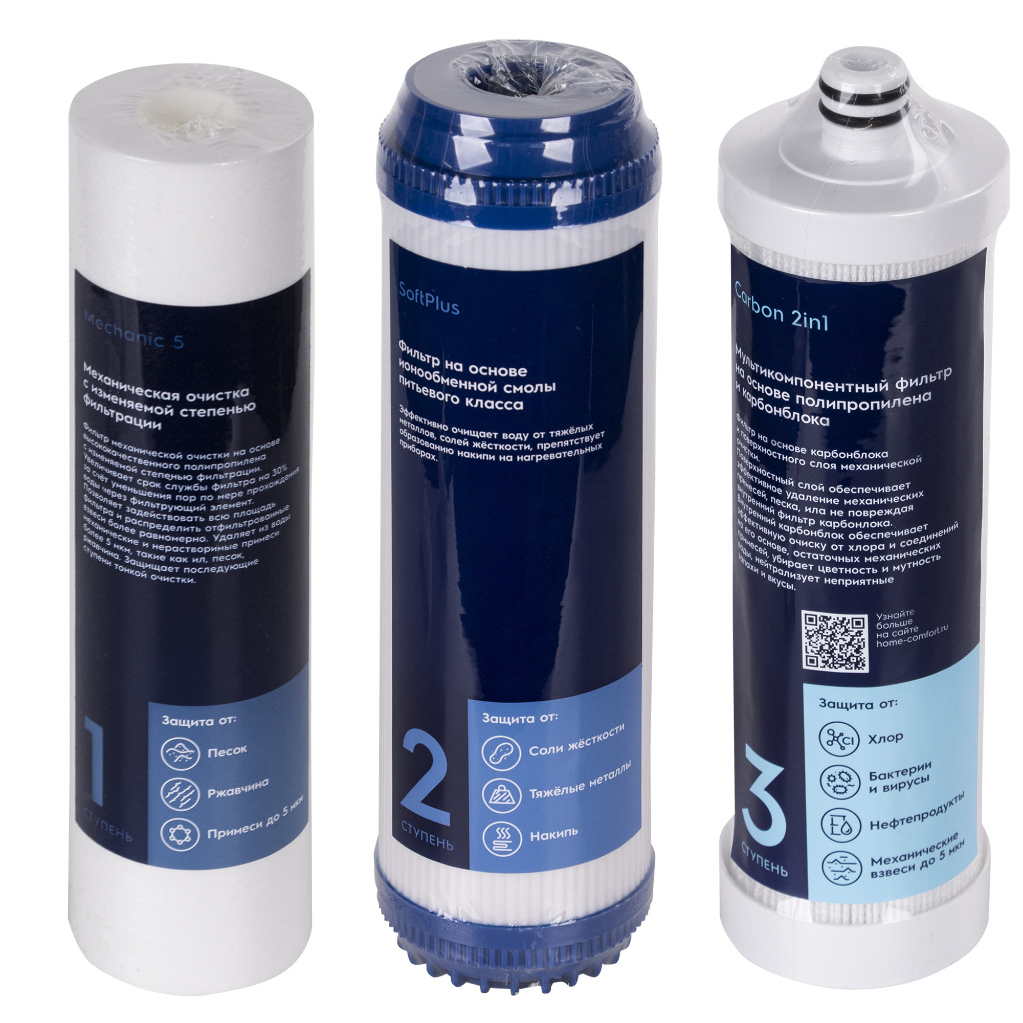 Комплект картриджей Electrolux AM Carbon 2in1 Softening НС-1300136