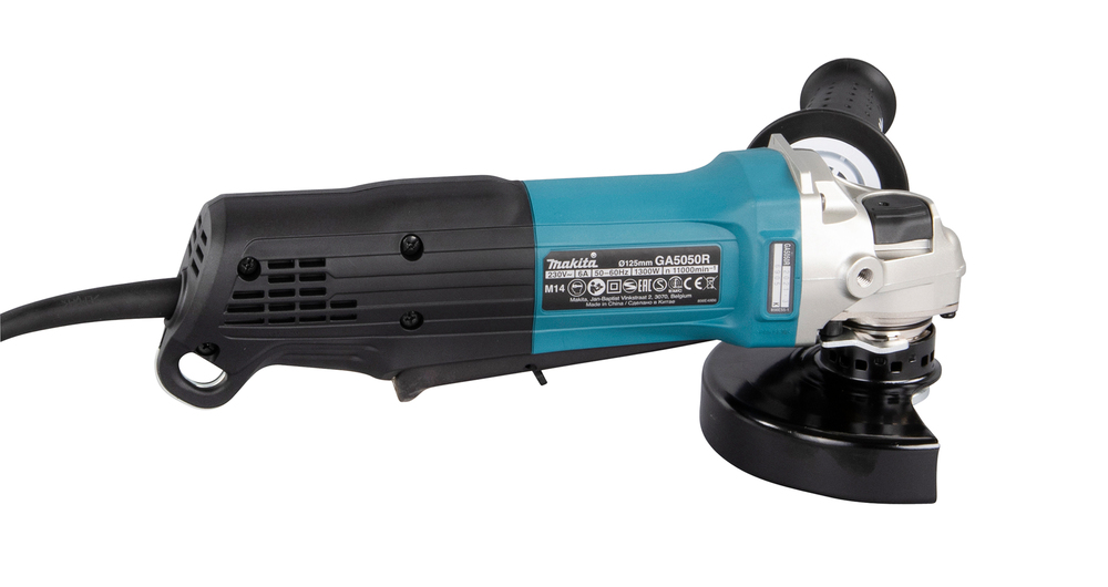 Угловая шлифовальная машина электрическая Makita GA5050R 1300 Вт, 125 мм, 11000 об/мин