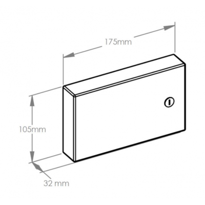 Держатель для одноразовых перчаток металлический "MERIDA STELLA" (матовый) GSM004