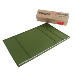 Коврик TSPROF XL для сборки, разборки, заточки ножей (зеленый)