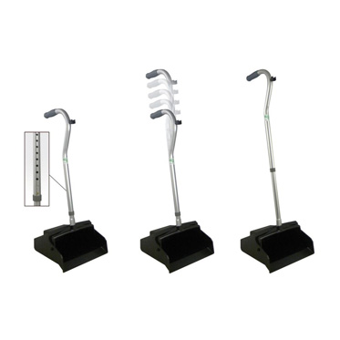 Совок и щетка с телескопической ручкой в комплекте