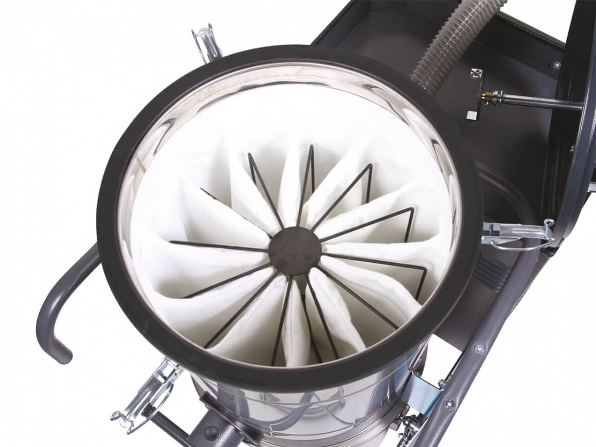 Пылесос промышленный для сбора мелкодисперсной пыли TCX– 75 P HIGH FILTRATION 380V (008.002 HF)