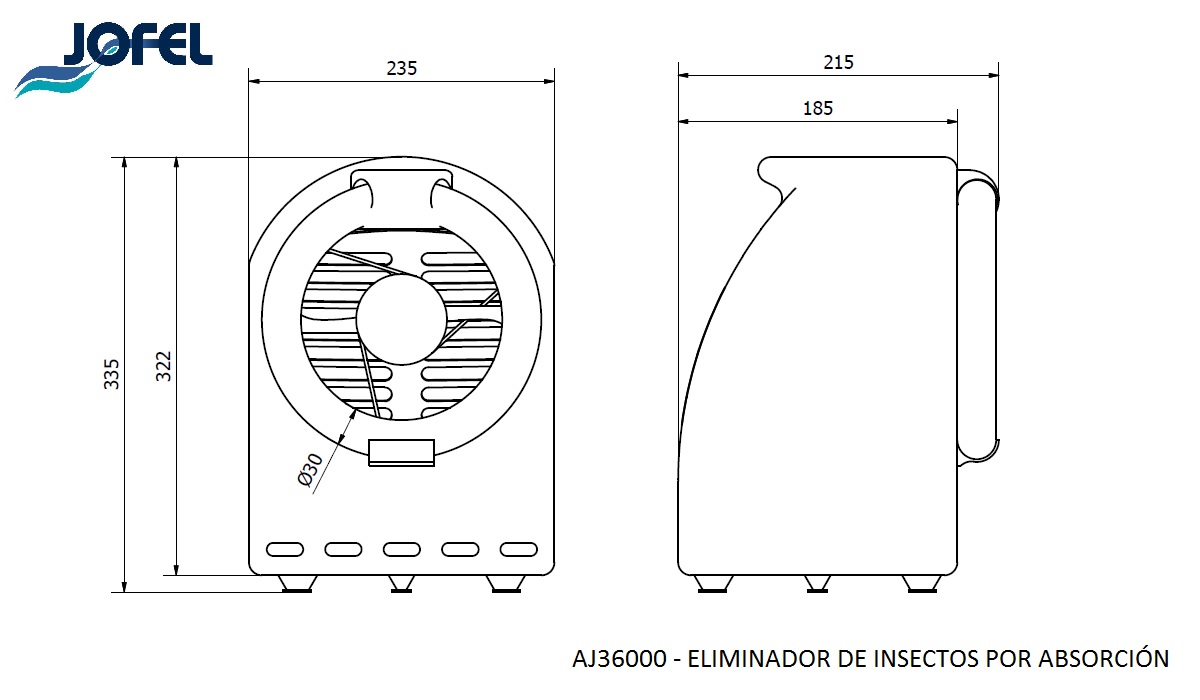 Ловушка для летающих насекомых Jofel AJ36000
