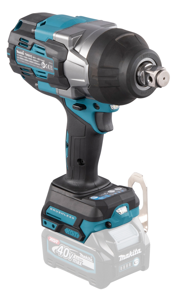 Гайковерт ударный аккумуляторный Makita TW001GZ XGT 40В, 3/4\", 1800 Нм, 0 – 1800 об/мин, без акб и ЗУ
