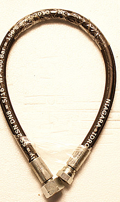 Шланг ВД, 2SN, d=8мм, L=600мм, 400 Bar, 3/8F-М22х1.5F