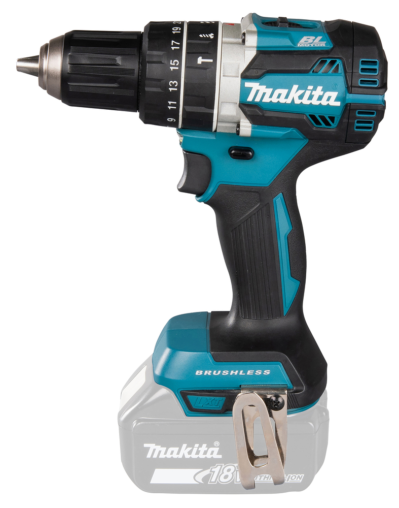Ударная дрель-шуруповерт аккумуляторная Makita DHP484Z LXT 18В, 54 Нм, 2000 об/мин, без акб и ЗУ