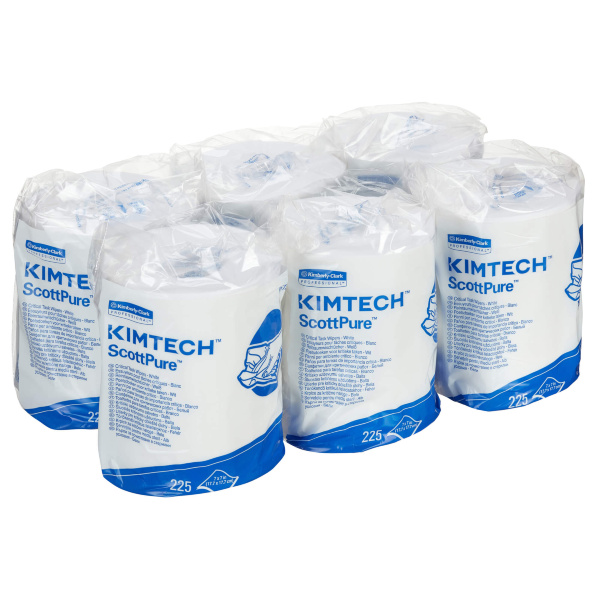 Протирочный материал в рулонах с центральной подачей Kimberly-Clark Kimtech Prep 61930, белый