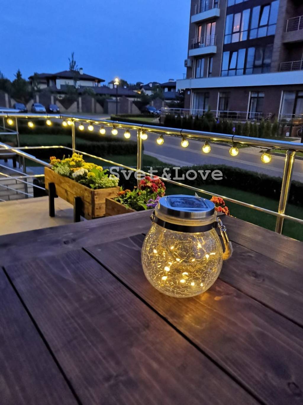 Уличная ретро гирлянда, витой черный провод, 50 лампочек, 1Вт