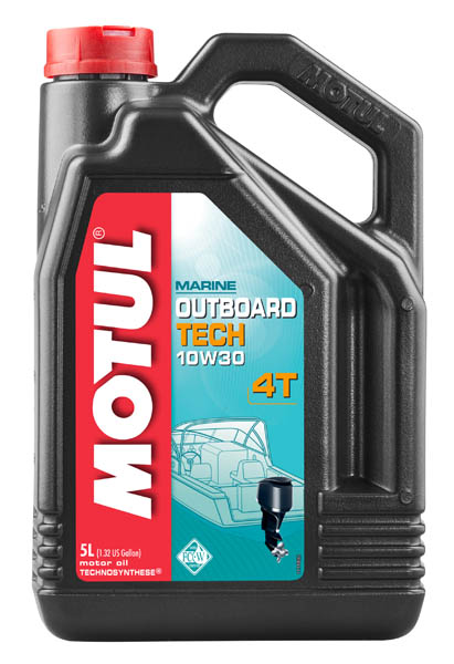 Моторное масло MOTUL OUTBOARD TECH 4T 10W30  (5л.)