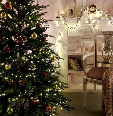 Электрическая гирлянда Winter Glade 1000 ламп белый LED