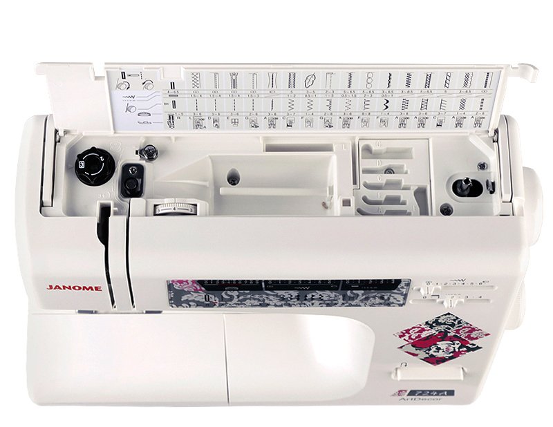 Электромеханическая швейная машина Janome ArtDecor 724A