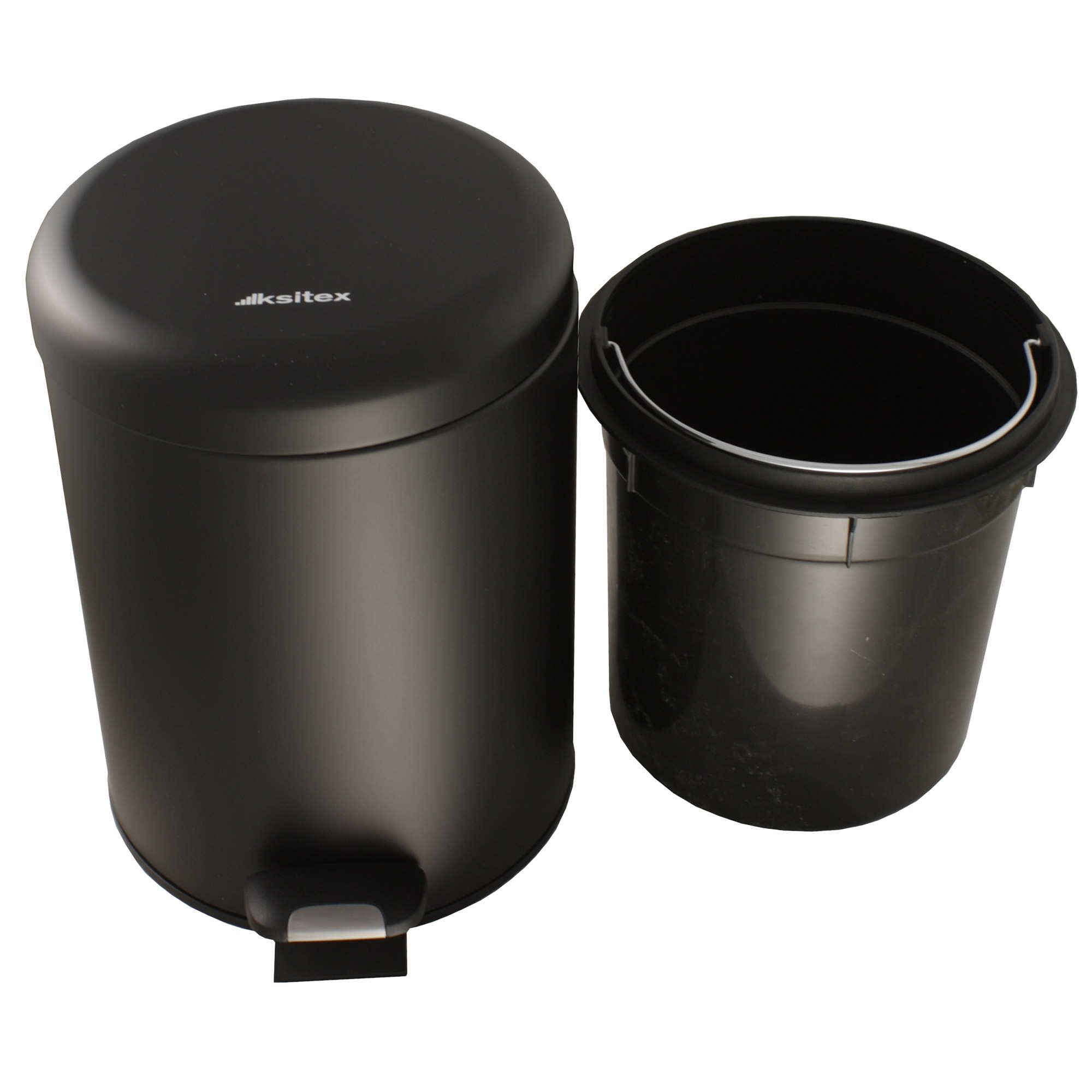 Урна с механизмом поднятия крышки Ksitex BGR-5B (черная)