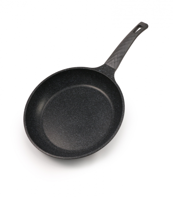 Сковорода Ecoramic IH СТАНДАРТ 28 см для всех видов плит с 2х стороннем мраморным антипригарным покрытием без крышки