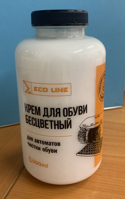 Бесцветный обувной крем  "Эко Лайн" 0,5л (Россия) Eco Line
