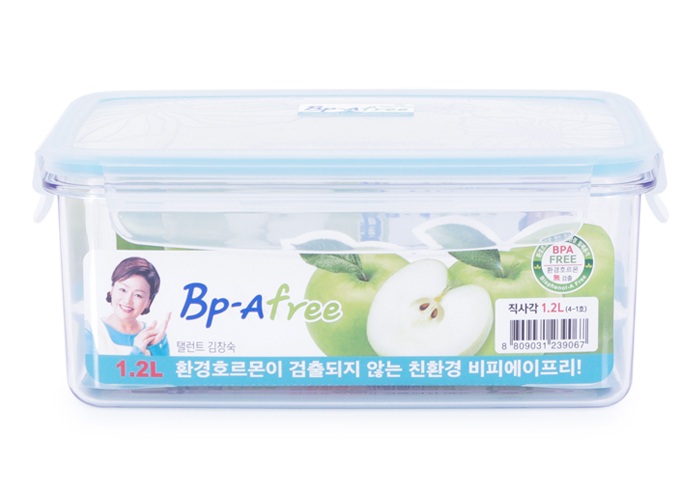 Тритановый контейнер с замками TR-07RT 1.2 л