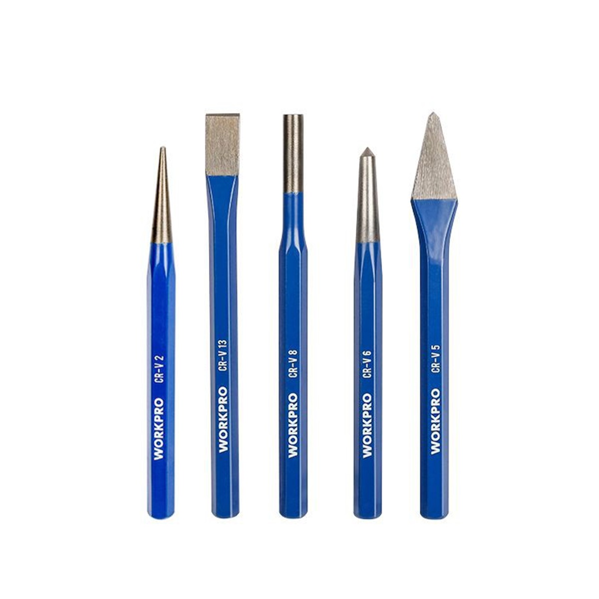 Набор зубил и выколоток 5 шт WORKPRO