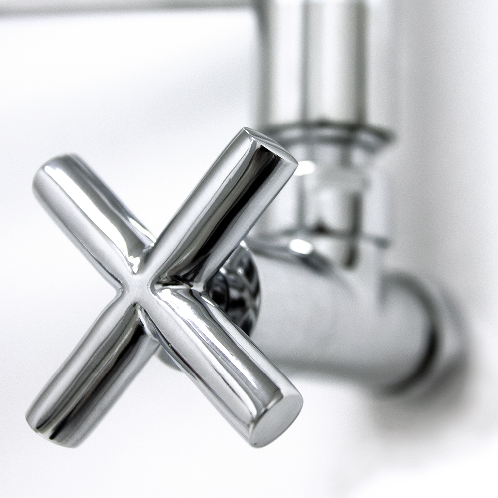 Вентиль запорный угловой г/ш 3/4"х1/2"