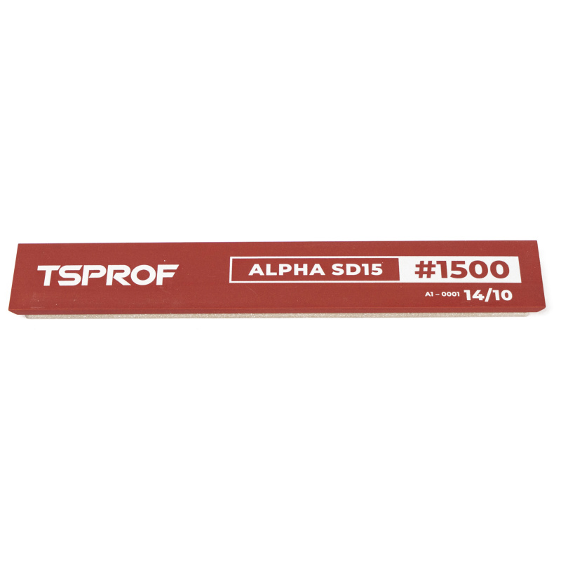 Алмазный брусок для заточки TSPROF Alpha SD15, 14/10 (1500 грит)