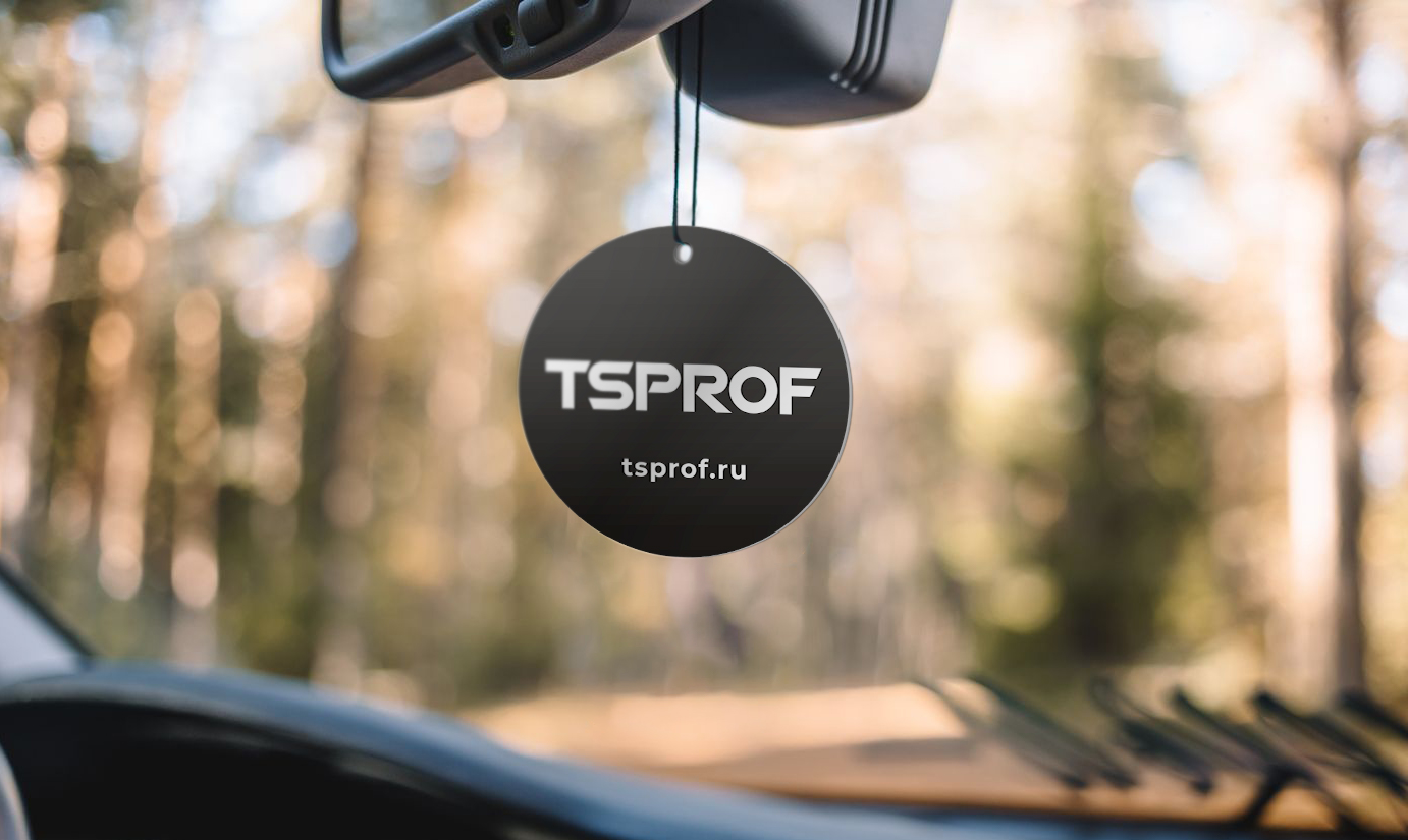 Ароматизатор автомобильный TSPROF "Черный лёд" (Волк)