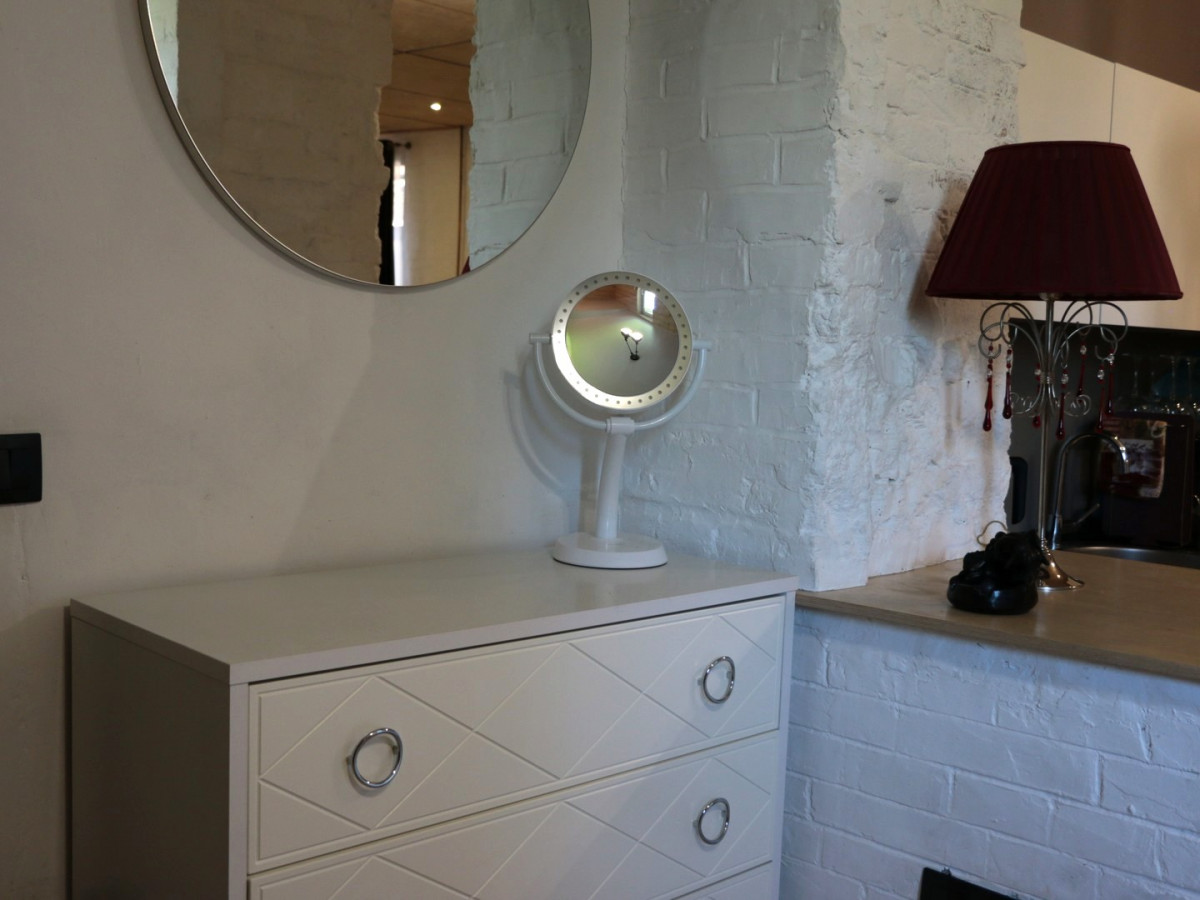 Двухстороннее макияжное зеркало со светодиодной подсветкой Diasonic DL-100CH