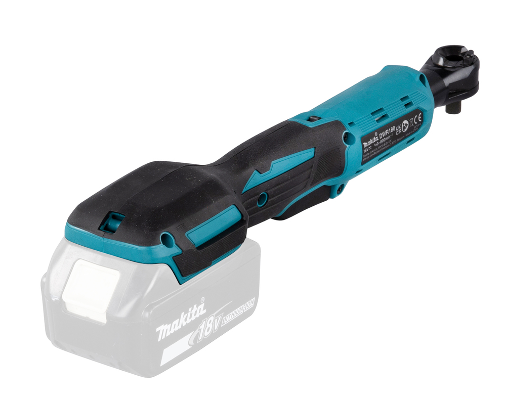 Угловой гайковерт трещетка аккумуляторный Makita DWR180Z LXT 18В, 3/8\" и 1/4\", 47.5 Нм, 0 – 800 об/мин, без акб и ЗУ