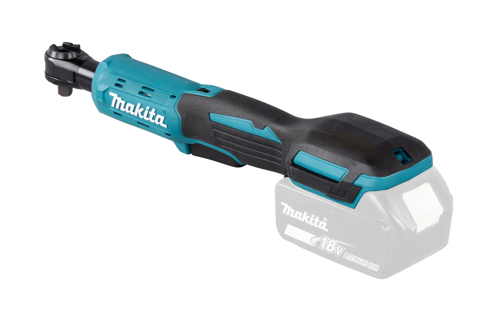 Угловой гайковерт трещетка аккумуляторный Makita DWR180Z LXT 18В, 3/8\" и 1/4\", 47.5 Нм, 0 – 800 об/мин, без акб и ЗУ