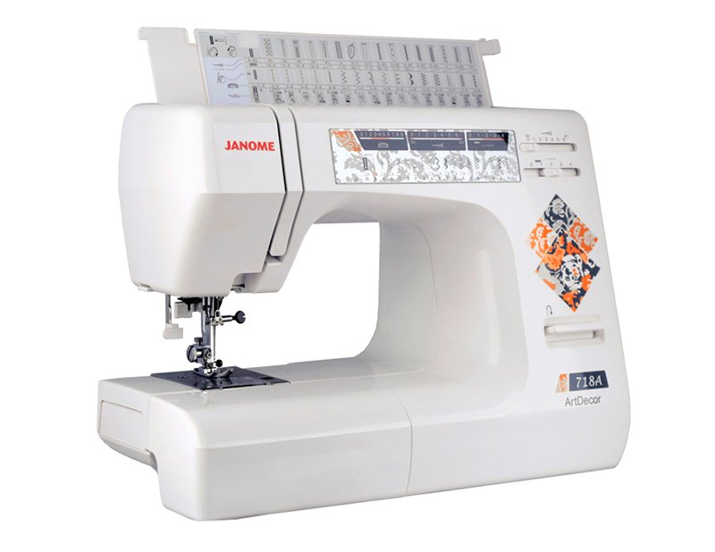 Электромеханическая швейная машина Janome ArtDecor 718A