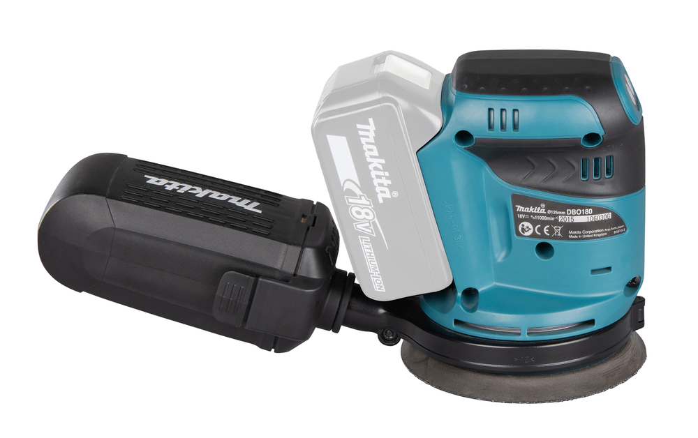 Эксцентриковая шлифовальная машина аккумуляторная Makita DBO180Z LXT 18В, 125 мм, без акб и ЗУ