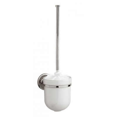 Ершик для унитаза MERIDA HOTEL настенный, с керамическим стаканом SZMWA