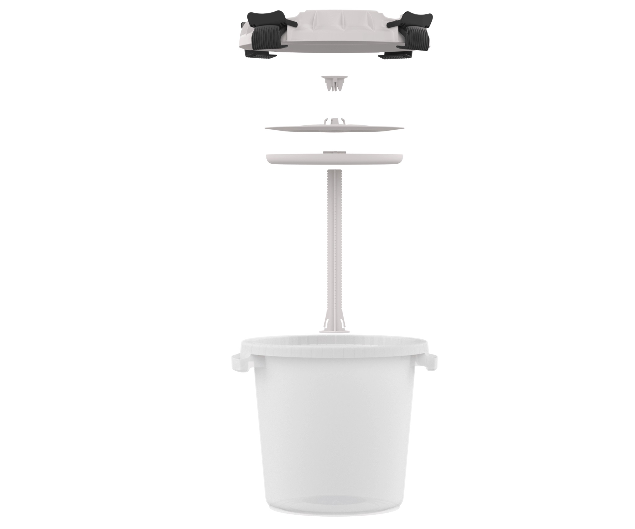 Бочка пищевая с гнётом и герметичной крышкой 20л (для засолки)