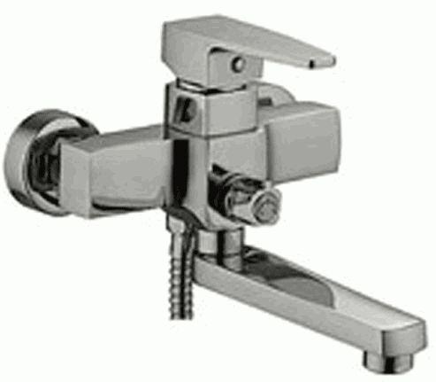 СМЕСИТЕЛЬ ДЛЯ ВАННЫ И ДУША LEDEME L3130 КОРОТКИЙ ИЗЛИВ