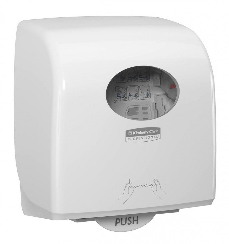 Диспенсер для рулонных полотенец Kimberly-Clark Aquarius Slimroll 7955