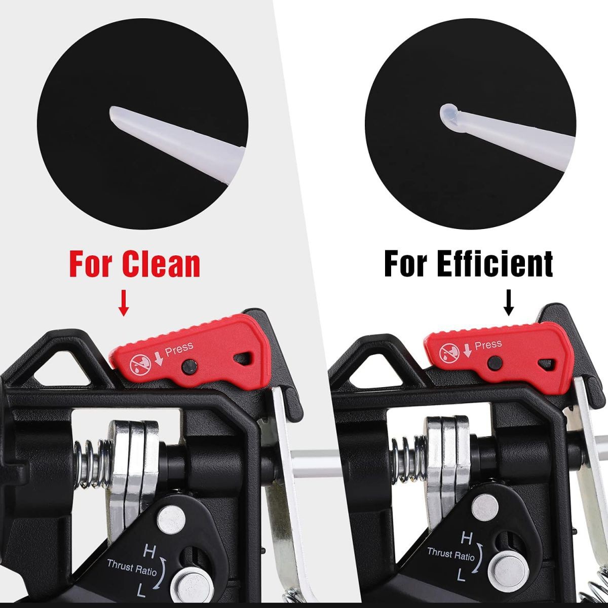 Пистолет для герметика 230 мм  сверхмощный  WORKPRO