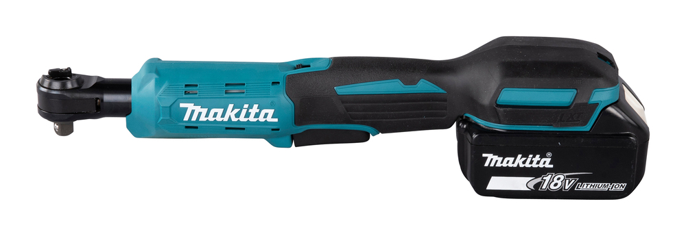 Угловой гайковерт трещетка аккумуляторный Makita DWR180RF LXT 18В, 1х3.0 Ач, 3/8\" и 1/4\", 47.5 Нм, 0 – 800 об/мин