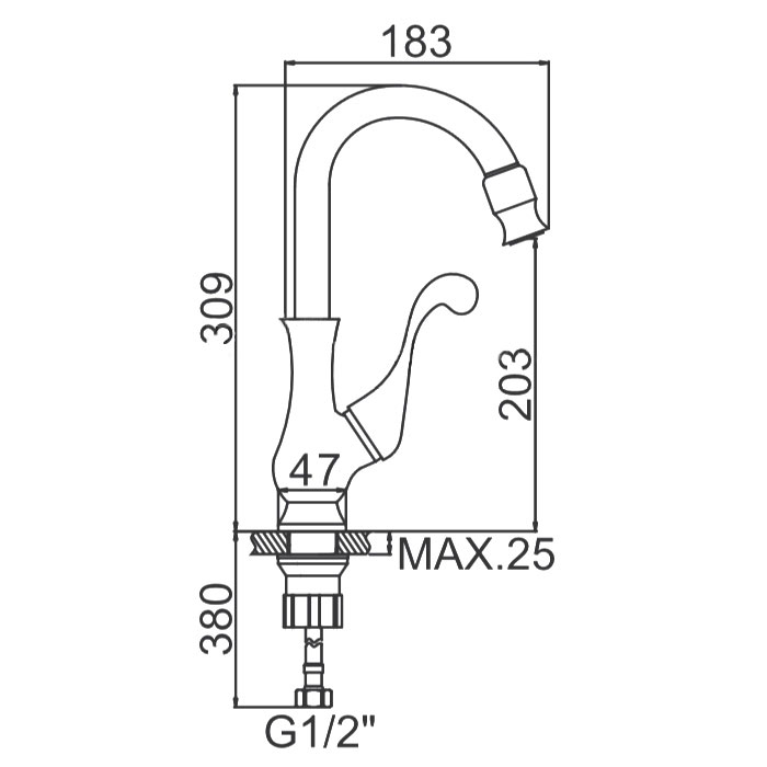 СМЕСИТЕЛЬ ДЛЯ КУХНИ LEDEME L4298