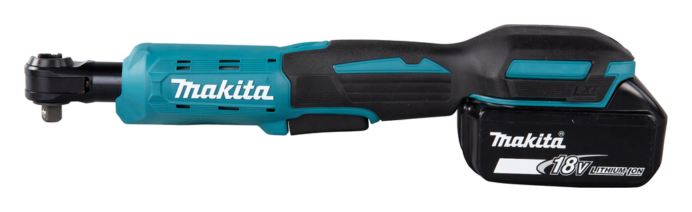Угловой гайковерт трещетка аккумуляторный Makita DWR180RF LXT 18В, 1х3.0 Ач, 3/8\" и 1/4\", 47.5 Нм, 0 – 800 об/мин