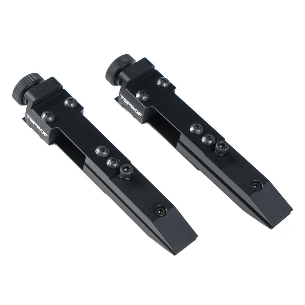 Зажим TSPROF, двойной, матовый