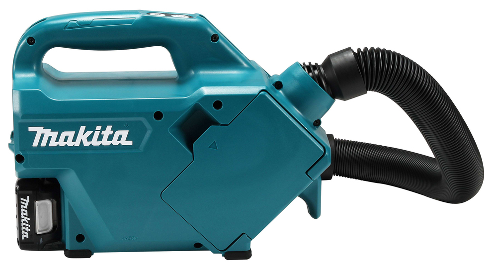 Пылесос аккумуляторный Makita CL121DWA 12В, 1х2.0 Ач, Li-ion,1300 л\м, 44 мбар, 0.33\0.5 л