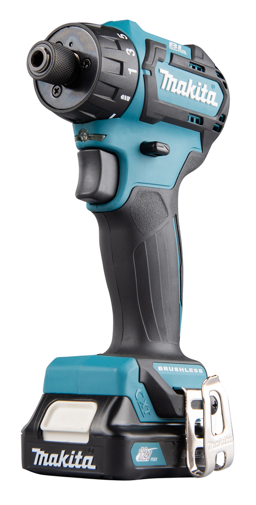 Дрель-шуруповерт аккумуляторная Makita DF032DWAE CXT 10.8В, 2х2.0 Ач Li-ion, 35 Нм, 1500 об/мин