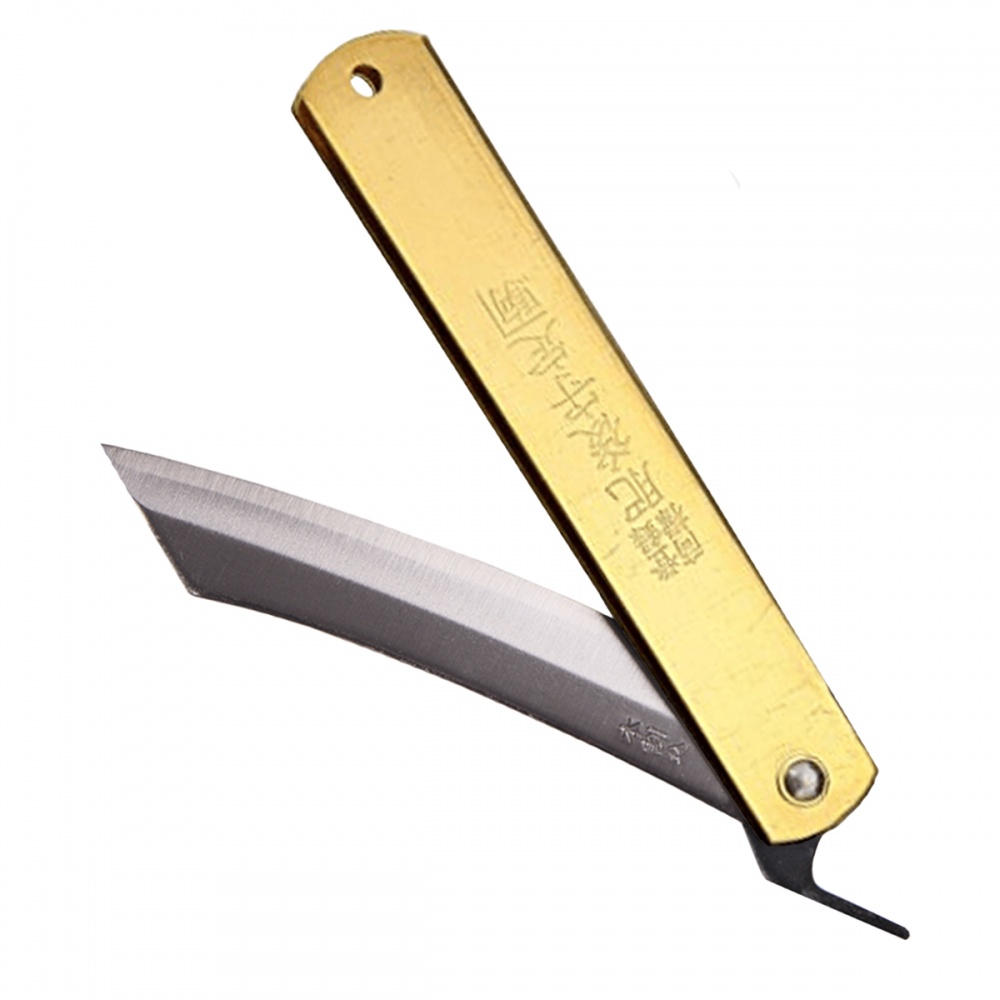 Нож складной Nagao Kanekoma San-Mai III 10 см рукоять латунь