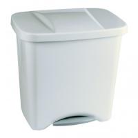 Контейнер пластиковый для раздельного сбора мусора с педалью на 1, 2 или 3 секции  Ecologic Pedalbin Denox-50 L