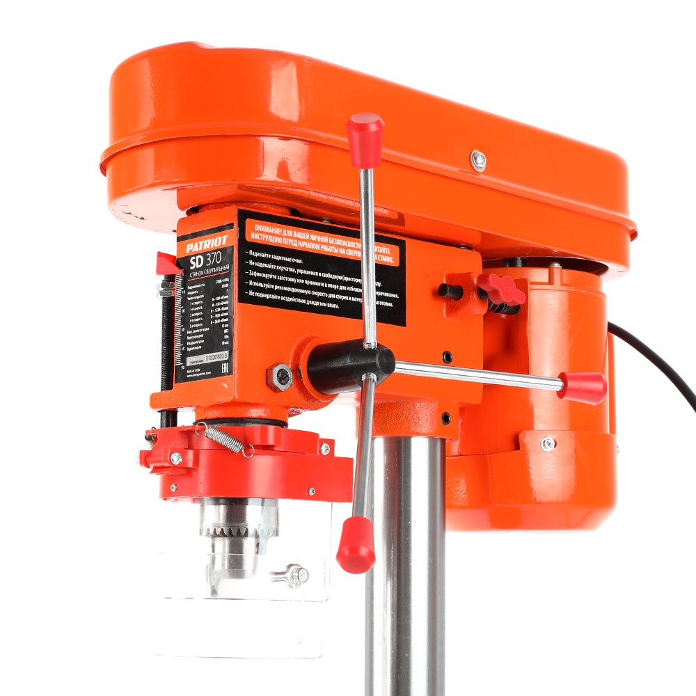 Станок сверлильный PATRIOT SD 370,  350 Вт, тиски в комплекте.