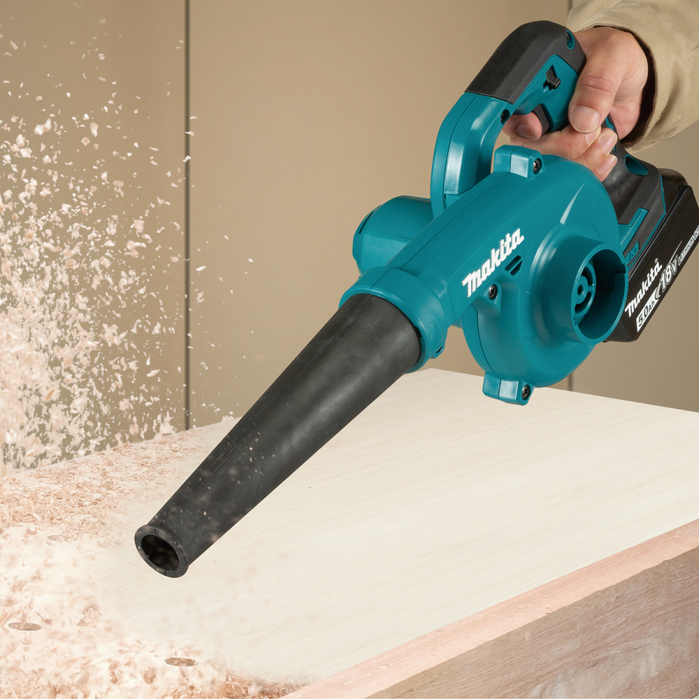 Аккумуляторная воздуходувка Makita DUB185Z LXT 18В, 98 м/с, 3,2 м3/мин, без акб и З/У