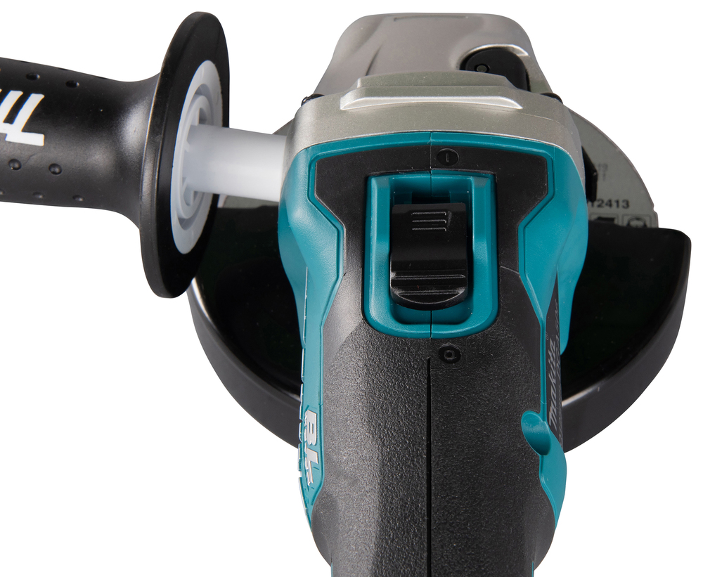Угловая шлифмашина аккумуляторная Makita DGA506RME LXT 18В, 125 мм, 8500 об/мин, 2х4.0 Ач Li-ion