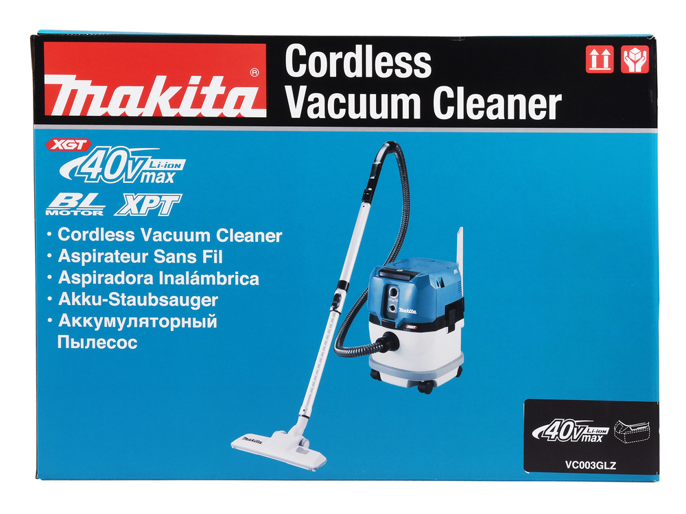 Пылесос аккумуляторный Makita VC003GLZ XGT 2х40В, 15л, без акб и ЗУ